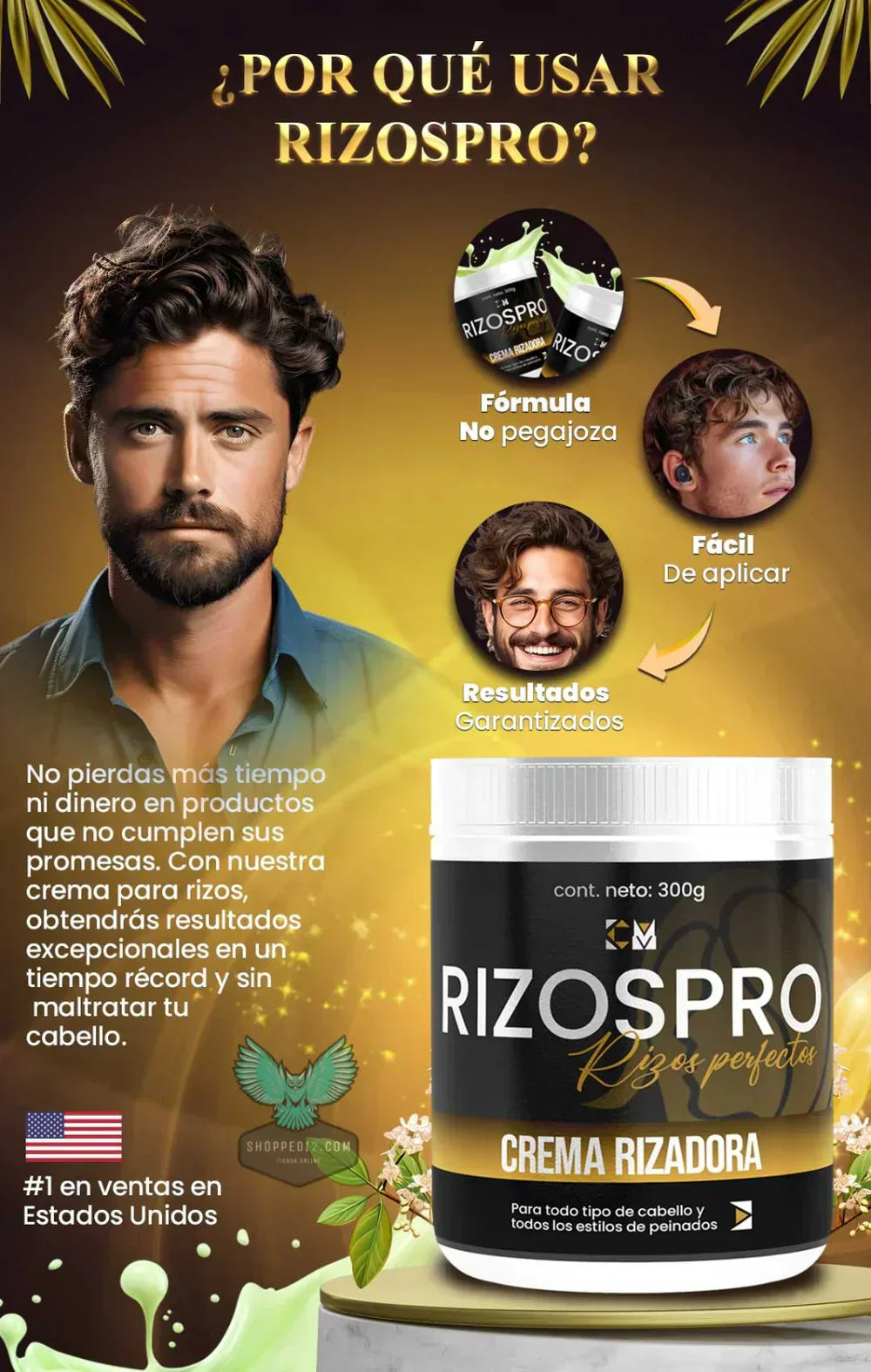 Rizos Pro™- Tratamiento De Crema Rizadora 100% Efectivo